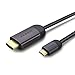 USB C to HDMI Cable (4K 60Hz, 6ft) 24K Gold Plated Connectors, USB 3.1 & Thunderbolt 3 Compatible with MacBook Pro, iPad Pro, iMac 4K / 5K / Pro, Surface Book 2 Samsung S8 S9 Note 8 9