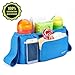 Baby Stroller Organizer and Diaper Bag by Deluxer Features Adjustable Universal Fit, 2 Bottle Holders