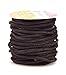 Mandala Crafts 1.5mm 2mm 3mm 4mm Natural Round Suede Leather String Cord Rope Spool for Necklace Bracelet Jewelry Making (4mm, Brown)