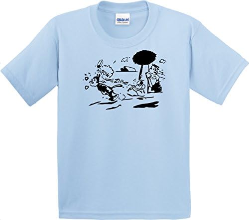 Amazon.com: Krazy Kat Shirt Light Blue Gildan Men's Cotton