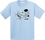 Krazy Kat Shirt Light Blue Gildan Men's Cotton preshrunk Soft Tee