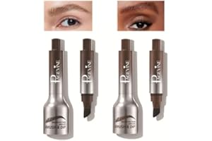 Brow Brush, Brow Fection, 4 Colors Brow Fection Eyebrow Brush (TAUPE+CHOCOLATE)