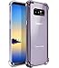 Matone Galaxy Note 8 Case, [Crystal Clear] Slim Protective Scratch Resistant Shock-Absorption Bumper Soft TPU Case Cover for Samsung Galaxy Note 8 2017 Release (Clear)