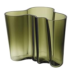 Iittala Alvar Aalto Collection Vase 160 mm Moss Green