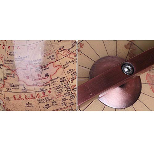 DFBGL Large Globe Educational World Globe mit Holzbasis Bar Weinständer Retro-Stil Barschrank Getränkeflaschenhalter… – Bild 5