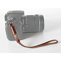 No.2 Warehouse High Quality Leather Wrist Strap for Sony Nex, Leica, Panasonic, Fujifilm, Olympus, Nikon, Pentax, Samsung and Mirrorless Cameras (Brown) + a Piece of Clean Cloth