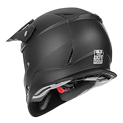 GLX GX23 Dirt Bike/Motocross Helmet - Matte