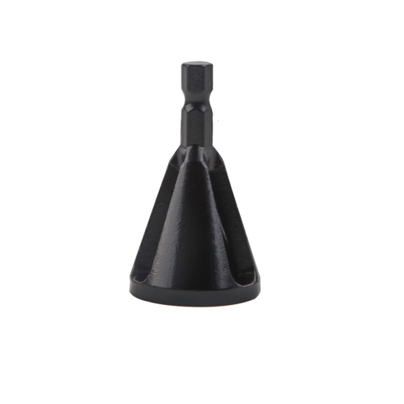Stainless Steel Hex Shank Deburring External Chamfer Tool Drill Bit High Speed Remove Burr Hexagon chamfering Tool Deburring-Black — image 1