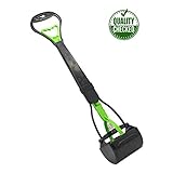 Living Express 28" Large Pooper Scooper for Dog-Long Handle Dog Poop Scooper-Pet Waste Pick Up Jaw Scooper Without Smelling,Durable Spring Easy to Use,Perfect for Grass,Dirt,Gravel