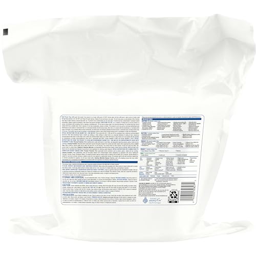 CLOROX HEALTHCARE HYDROGEN PEROXIDE CLEANER DISINFECTANT WIPES, 12″ X 11″, REFILL FOR BUCKET, 185 COUNT (PACKAGE MAY VARY)
