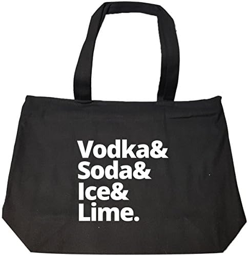 Vodka Soda Ice Lime - Tote Bag With Zip