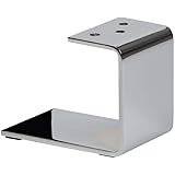 Möbelfuß Chrom 130 x 235 x 60 mm Schrankfuß Polsterfuß von SO-TECH