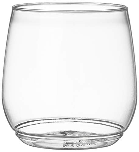 AmazonCommercial-Plastic-Shatterproof-Stemless-Cocktail-and-Whisky-Glass-12-oz-Pack-of-96