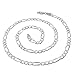 Sterling Silver Italian 4mm Figaro Link Diamond-Cut ITProLux Solid 925 Necklace Chain 16