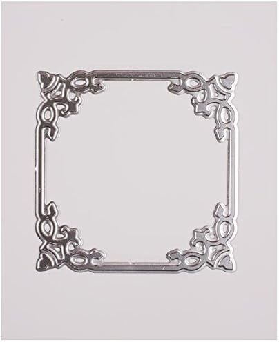 CraftStash Metal Hot Foil Stamp Square Border | 80mm x 80mm