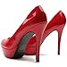 Ollio Women's Shoe Stilettos Enamel High Heel Platform Multi Color Pump