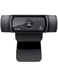 Logitech HD Pro Webcam C920, Widescreen Video Calling and Recording, 1080p Camera, Desktop or Laptop Webcam