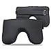 Knidos Travel Pillow for Airplanes - Optimal Chin Support -%100 Memory Foam - Easy to Carry Bag to Save Space - Washable Cover - Best Travel Pillow for Long Haul Flights & Airplane Comfort