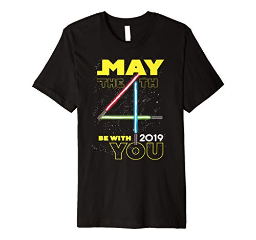 Star Wars May The 4th Be With You 2019 Lightsabers Premium T-Shirt