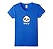 Women's live.ly panda T-Shirt (Fitted Cut) Small Royal Blue