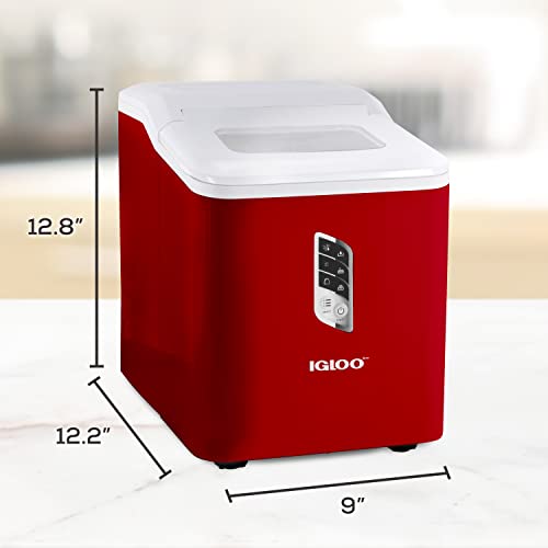 Igloo Automatic Ice Maker, Self Cleaning, Countertop Size, 26 Pounds