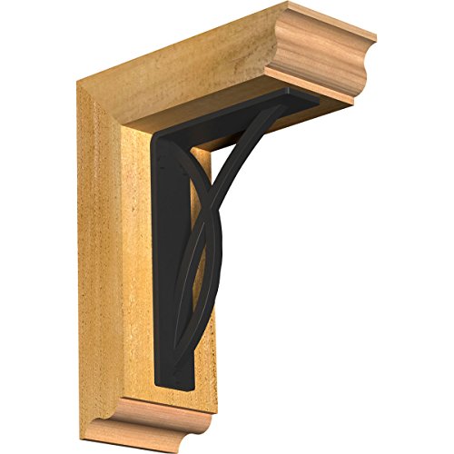 4"W x 9 1/2"D x 12"H Miller Traditional Ironcrest Rough Sawn Bracket, Western R…