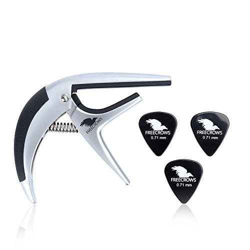 Guitar Capo Acoustic And Electric Guitars Metal Quick Change Silver