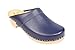 Lotta from Stockholm Swedish Clogs :Classic Clog in Blue Leather