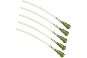 LILYS PET Young Birds Feeding Syringe,Plastic and Perspex Material,Used for Feeding Milk for Young Birds or Feeding Medicine for Sick Birds … (Hoses for 0 Day Baby(5 pcs))