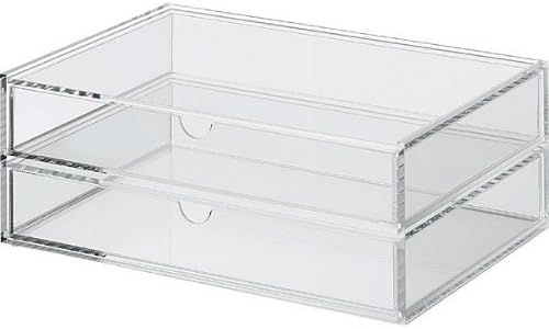 Amazon Com Moma Muji Acrylic Case 2 Drawers Large W25 5 X D17x