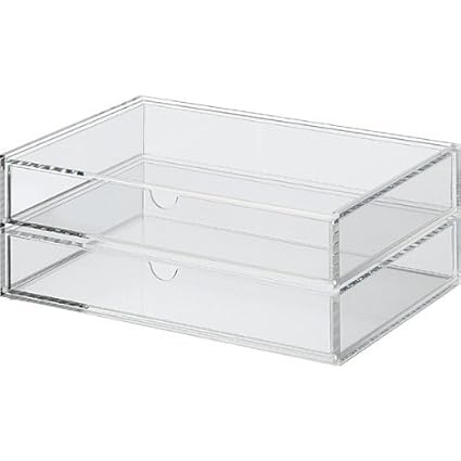 Moma Muji Acrylic Case 2 Drawers Large Amazon Co Uk Kitchen Home