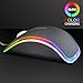 LED Color Changing Computer Mouse - Light Up Mouse Rainbow LED