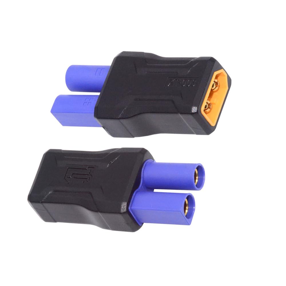 NFHK Adapter XT60 Male SC100 Protocol to EC5 Male Fast Charging Adapter for RC Lipo Battery Quadcopter Multicopter Aeromodelling