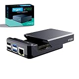 Argon NEO Raspberry Pi 4 Model B Heatsink Case | Supports Cooling Fan, Camera, and LCD Display | GPIO and PoE Pins are Accessible