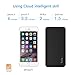 Power Bank 10000mah,TONV Portable External Cell Phone Li-Polymer Batterys 2 Input and 2 Output,USB C and Micro USB Compatible with iPhone X/ 8/7/ 6/ Plus/ 5/ SE, iPad, Samsung, and MP3 Player