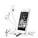 3.5mm Earbuds,QIANXIANG Headphones/Earphones with Microphone Noise Isolating, in-Ear Wired Earbuds, Earphones,Compatible Apple iPhone 6s 6 Plus 5s 5c 5 4s SE iPad iPod 7 All 3.5mm Devices (White)thumb 3