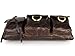 Tom Clovers Leather Waist Pack Belt Pouch Fanny Bag Hip Purse Brown