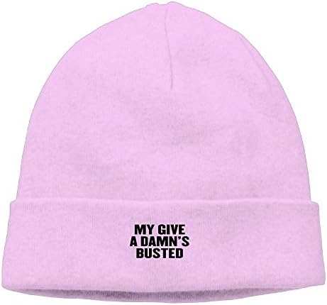 My Give A Damn's Busted New Winter Hats Knitted Twist Cap Thick Beanie Hat Pink