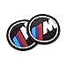 COGEEK 2PCS M Line Car Interior Accessories Anti Slip Cup Mat for BMW 1 3 5 7 Series F30 F35 320li 316i X1 X3 X4 X5 X6 (2.9