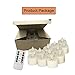 Pack of 12 Realistic and Bright Flickering Bulb Flameless LED Tea Light Fake Flameless Candles with Timer,Battery Operated Warm White with Dancing Flickering Bulb for Christmas/Wedding/Birthday Party