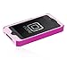 Incipio iPhone 4/4S SILICRYLIC Hard Shell Case with Silicone Core - 1 Pack - Carrying Case - Retail Packaging - Pink/Pink