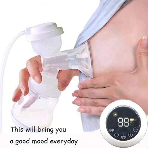 image for Double Electric Breast Pump, Intee Portable Breast Pump with Adjustabl
