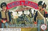 Napoleonic Wars Waterloo 1815 British Royal Horse Artillery Crew (5) w/Cannon 1-32 Armies in Plastic