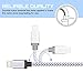 iPhone Charger, Everdigi 4Pack 10FT 8pin Premium Nylon Braided Lightning to USB Cable Charging Cord Compatible with iPhone 7,7 Plus,6,6s,6 plus,6s plus,5,5s,5c,iPad, iPod (White)