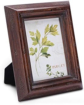 FFYYEE Retro Nostalgia- Wood Picture Frame F46-2 (5X7, Red-Brown)