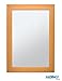 MONOINSIDE Small Framed Decorative Wall Mounted Mirror, 13