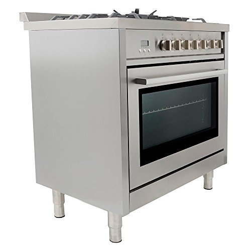 4 Cosmo+Convection+Burner+Cooktop+Stainless
