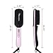 Hair Straightener Brush Ceramic Heating LCD Digital Hair Straightening Brush Adjustable Temperature