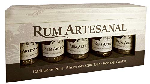 RA Rum Artesanal Karibische Rums in einer Box | 5 x 0,2l.