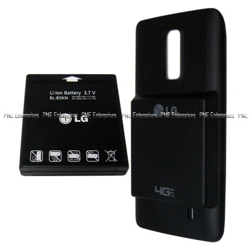 LG Extended OEM Battery BL-B5KN BLB5KN EAC61778301 for Spectrum VS920 - Backdoor Included